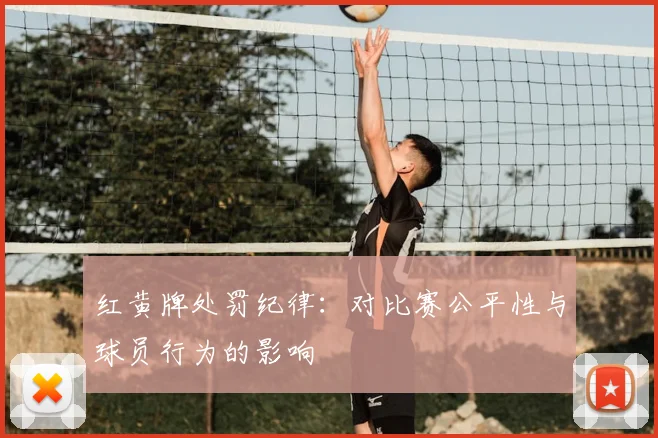 红黄牌处罚纪律：对比赛公平性与球员行为的影响